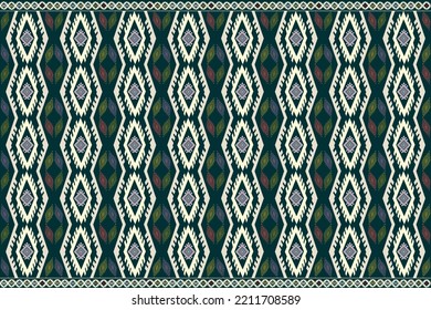 ethnic fabric geometric pattern  for background or wallpaper, clothing design and decoration seamless background for illustration design