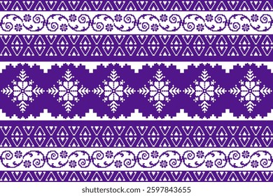 ethnic, fabric , Geometric, seamless,pixel traditional ethnic, thai pattern, fabric pattern for textiles, rugs, wallpaper, clothing, sarong, batik, wrapping, embroidery, print, background, cover, illu