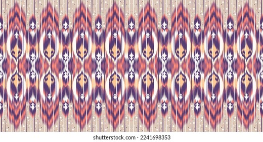 Ethnic fabric pattern Designed from geometric shapes Ethnic Asian style fabric pattern Used for home decoration, carpet work, indoor and outdoor use.