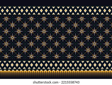 Ethnic fabric pattern hand woven cloth