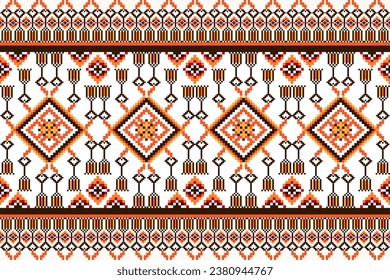 ethnic fabric pattern, seamless pattern design for textiles, rugs, wallpaper, clothing, sarong, scarf, batik, wrap, embroidery, background.