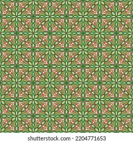 ethnic fabric seamless pattern and background, design textile fashio retro illustration art 