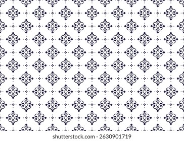 Patrón inconsútil de la tela étnica, estilo azul y blanco, diseño para la tela, alfombra, batik, Fondo de pantalla, envoltura etc.