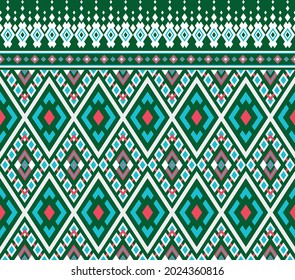 Patrón de textura de tejido étnico Resumen Vector geométrico ilustración oriental bordado retro repetición 
