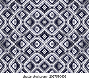 Ethnic fabric texture pattern Abstract Geometric Vector Aztec oriental illustration retro embroidery repeating 