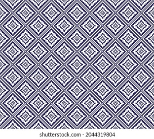 Ethnic fabric texture pattern Abstract Geometric Vector Aztec oriental illustration retro embroidery repeating 
