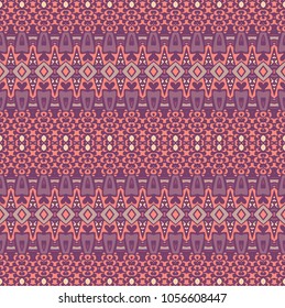 ethnic festive pattern for fabric. Abstract geometric colorful vintage seamless pattern ornamental.