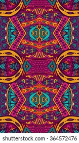 ethnic festive pattern for fabric. Abstract geometric colorful vintage seamless pattern ornamental. 