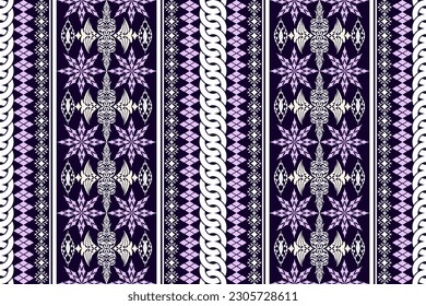 Ethnic Figure aztec embroidery style. Geometric ikat oriental traditional art pattern.Design for ethnic background,wallpaper,fashion,clothing,wrapping,fabric,element,sarong,graphic,vector illustration