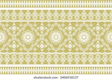 Ethnic Figure aztec embroidery style. Geometric ikat oriental traditional art pattern.Design for ethnic background,wallpaper,fashion,clothing,wrapping,fabric,element,sarong,graphic,vector illustration