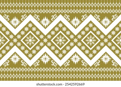 Ethnische Figur aztec Stickerei Stil.Geometrische ikat orientalische traditionelle Kunst Muster.Design für ethnischen Hintergrund, Tapete, Mode, Kleidung, Umhüllung, Stoff, Element, Sarong, Grafik, Vektorgrafik.