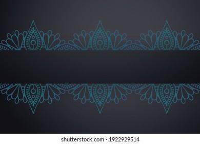 Ethnic floral mandalas, doodle background circles