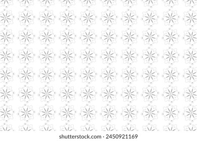 Ethnic floral seamless ornament pattern background template