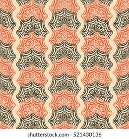Ethnic floral seamless pattern