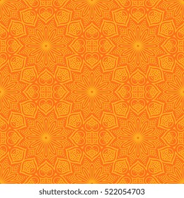Ethnic floral seamless pattern