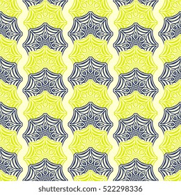Ethnic floral seamless pattern