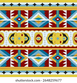 ethnic floral seamless pattern. abstract ornament pattern
