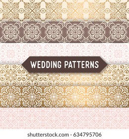 Ethnic floral seamless pattern. Abstract ornamental pattern