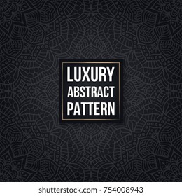 Ethnic floral seamless pattern. Abstract ornamental pattern