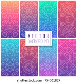 Ethnic floral seamless pattern. Abstract ornamental pattern