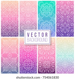 Ethnic floral seamless pattern. Abstract ornamental pattern