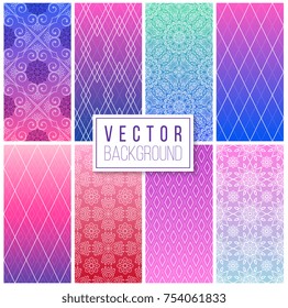 Ethnic floral seamless pattern. Abstract ornamental pattern