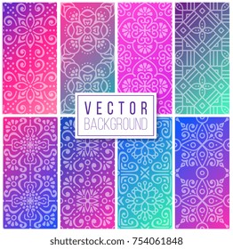 Ethnic floral seamless pattern. Abstract ornamental pattern