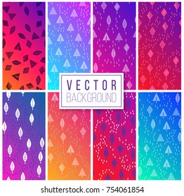 Ethnic floral seamless pattern. Abstract ornamental pattern