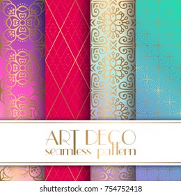 Ethnic floral seamless pattern. Abstract ornamental pattern