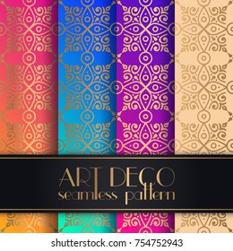 Ethnic floral seamless pattern. Abstract ornamental pattern