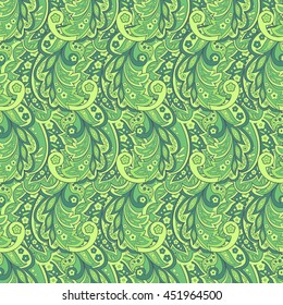 Ethnic Floral seamless pattern in indian style