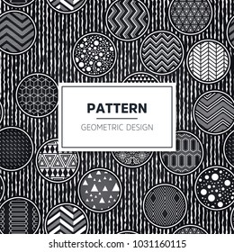 Ethnic floral seamless pattern with mandalas