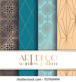 Ethnic floral seamless pattern with mandalas