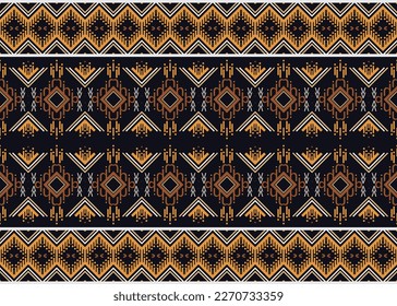 Ethnic floral seamless pattern. traditional patterned old saree dress design It is a pattern geometric shapes. Create beautiful fabric patterns. Design for print. Using in the fashion industry.