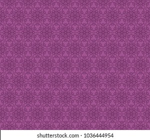 Ethnic floral seamless pattern. vector illustration. design for wallpaper