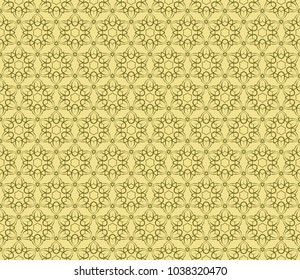 Ethnic floral seamless pattern. vector illustration. design for wallpaper