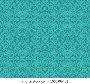 Ethnic floral seamless pattern. vector illustration. design for wallpaper