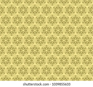 Ethnic floral seamless pattern. vector illustration. design for wallpaper