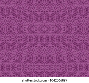 Ethnic floral seamless pattern. vector illustration. design for wallpaper