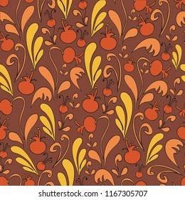ethnic floral seamless pattern in vector
