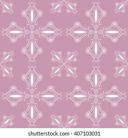 Ethnic floral seamless pattern . Seamless pattern . Vector.
