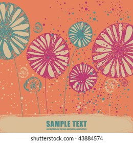 ethnic flower background