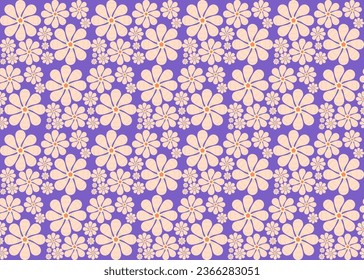 Ethnic flower embroidery ikat traditional pattern.Seamless flora ethnic pattern.Ethnic folk embroidery pattern.vector illustration.design for fabric,clothing,texture,decoration,wrapping.