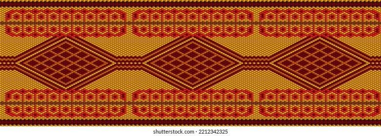  Ethnic, folk, geometric, mosaic ornament, pattern for fabrics, interiors, ceramics and furniture in the Arabian style.
