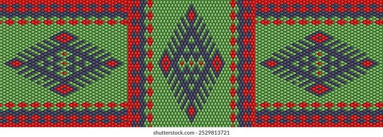  Ethnic, folk, geometric, mosaic ornament, pattern for fabrics, interiors, ceramics and furniture in the Arabian style.