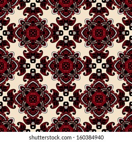 ethnic folk seamless pattern tiles vector background