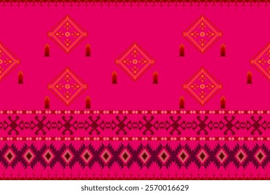 ethnic geometric abstract oriental traditional seamless pattern. native geometric decorative design for fabric, embroidery, oriental, background, wallpaper, interior, decoration, border decor