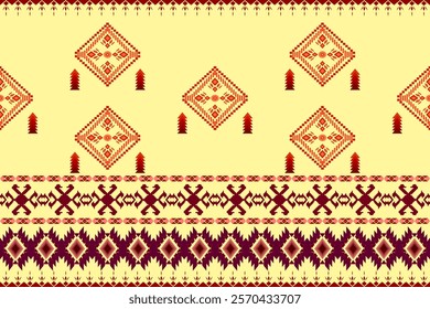 ethnic geometric abstract oriental traditional seamless pattern. native geometric decorative design for fabric, embroidery, oriental, background, wallpaper, interior, decoration, border decor