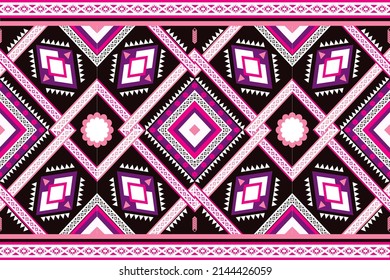 Ethnic geometric concept pattern, print, border, tradition, seamless pattern. ethnic pattern Illustrations for textile business, publications, weaving