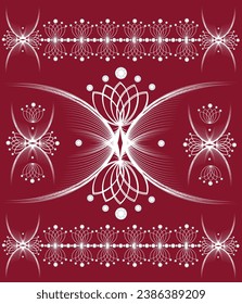 Ethnic geometric design pattern red fabric wallpaper, fabric pattern, Seamless  ,ethnic pattern ,ethnic design , fashion design ,
folk embroidery abstract art, Ethnic pattern in tribal,stripe ,paisley